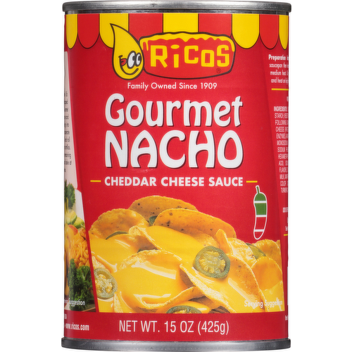 Ricos Gourmet Medium Nacho Cheddar Cheese Sauce