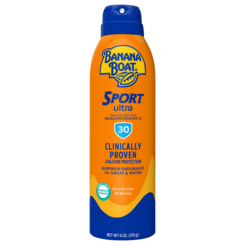 Banana Boat Sport Performance SPF 30 Clear UltraMist Sunscreen Spray