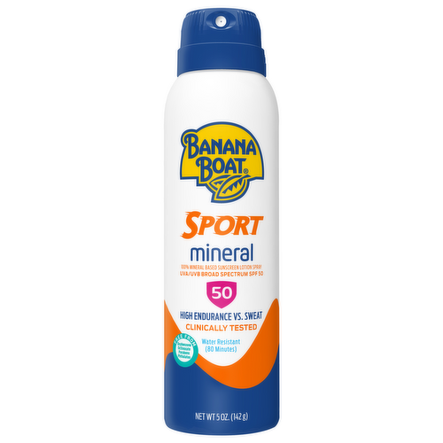 Banana Boat Sport Mineral C Broad Spectrum SPF 50 Sunscreen Spray