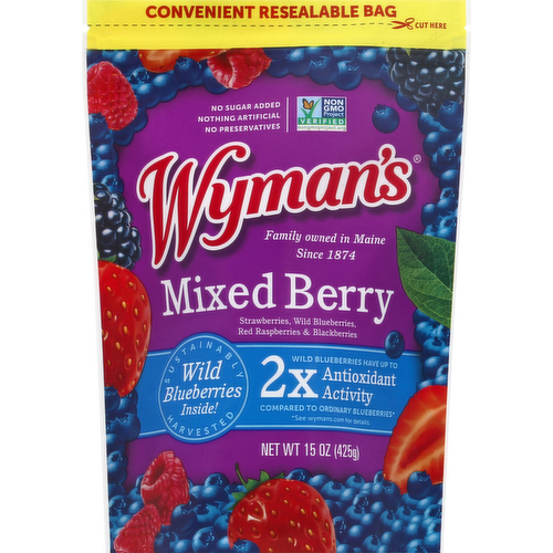 Wyman's Fresh Frozen Mixed Berries