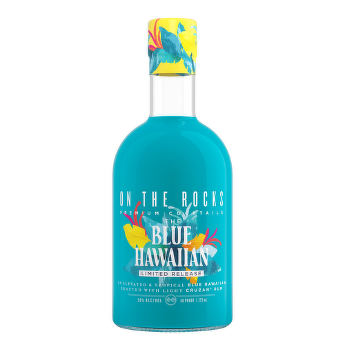 On The Rocks The Blue Hawaiian Limited Release Premium Cocktail