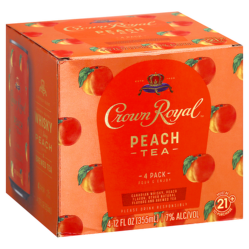 Crown Royal Peach Tea Cocktails