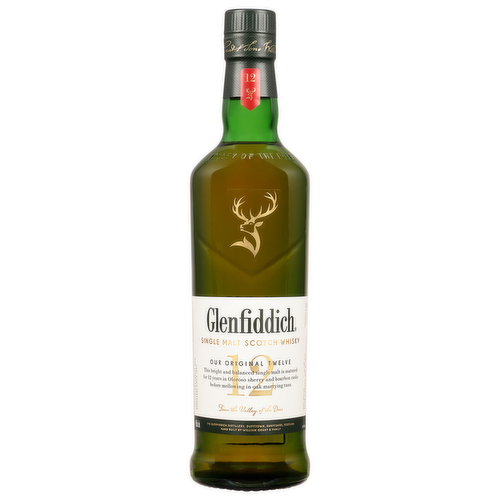 Glenfiddich 12 Year Single Malt Scotch Whisky