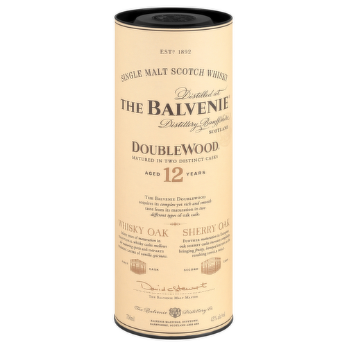 The Balvenie DoubleWood 12 Year Single Malt Scotch Whisky