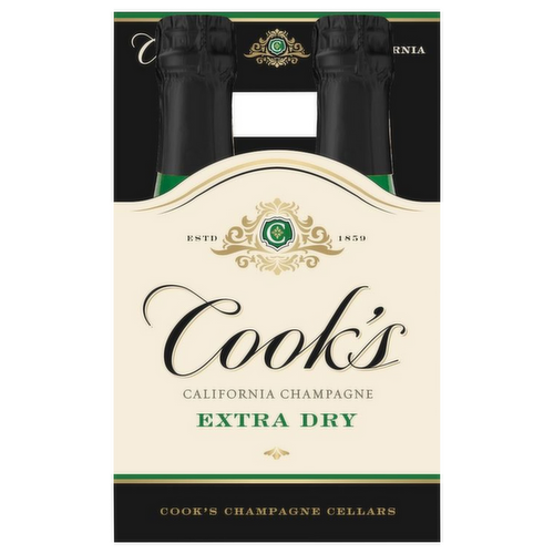 Cook's Extra Dry California Champagne Sparkling Wine