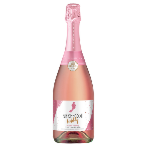 Barefoot Bubbly Pink Moscato California Champagne Sparkling Wine