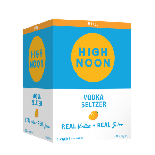 High Noon Mango Vodka Hard Seltzers