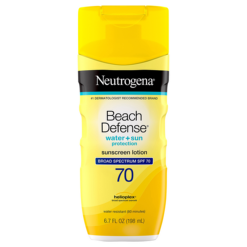 Neutrogena Beach Defense Water + Sun Protecton SPF 70 Sunscreen Lotion