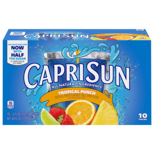 Capri Sun Tropical Punch Flavored Juice Drink