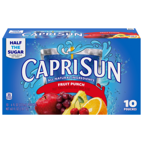 Capri Sun Fruit Punch Flavored Juice Drink