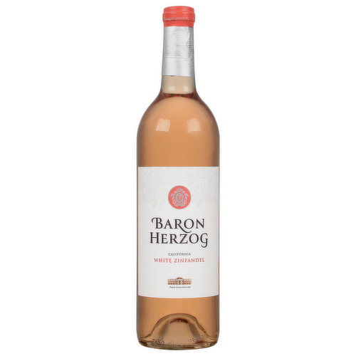 Baron Herzog California White Zinfandel Wine - Kosher for Passover