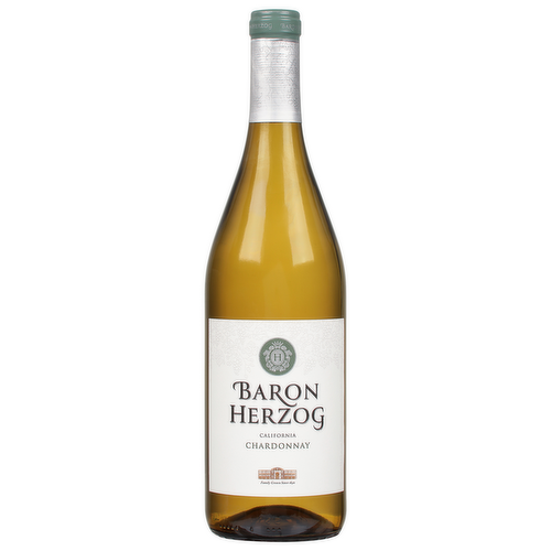 Baron Herzog California Chardonnay Wine - Kosher for Passover