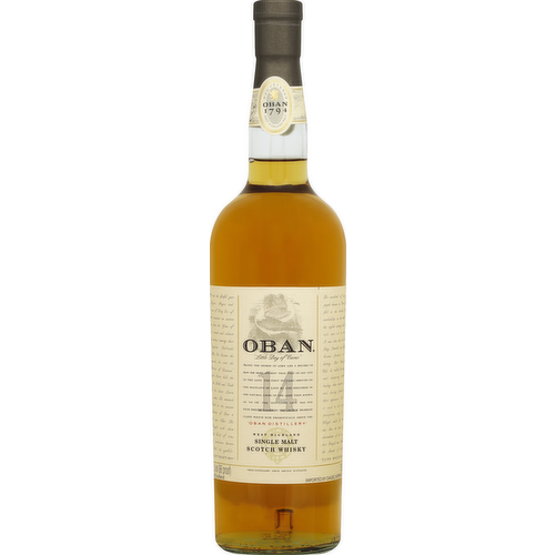 Oban 14 Year Single Malt Scotch Whisky