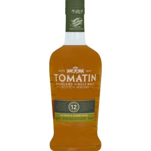 Tomatin 12 Year Single Malt Scotch Whisky