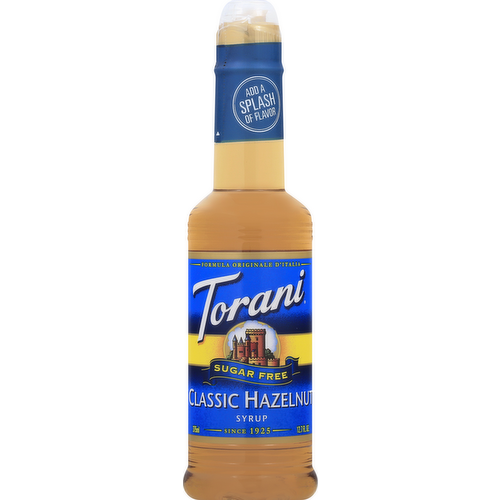 Torani Sugar Free Hazelnut Syrup