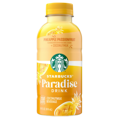 Starbucks Paradise Drink Pineapple Passionfruit Coconut Milk Beverage