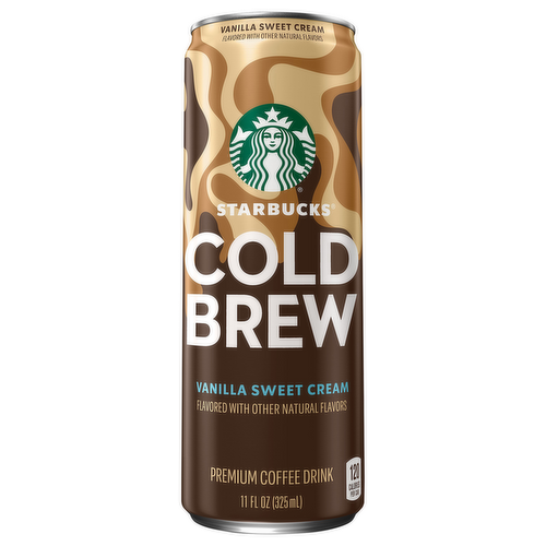 Starbucks Cold Brew Vanilla Sweet Cream Premium Coffee Drink