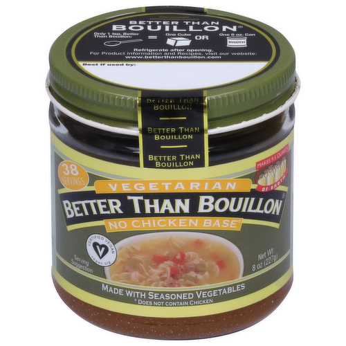 Better Than Bouillon Vegetarian No Chicken Base