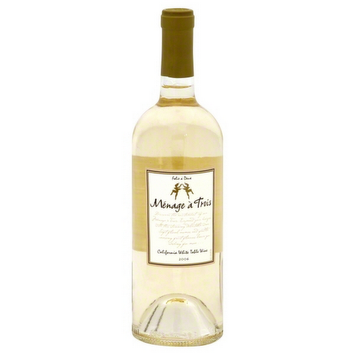 Menage A Trois California White Blend Wine