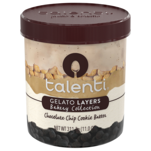 Talenti Layers Bakery Collection Chocolate Chip Cookie Batter Gelato
