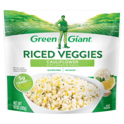 Green Giant Riced Veggies Cauliflower with Lemon & Garlic