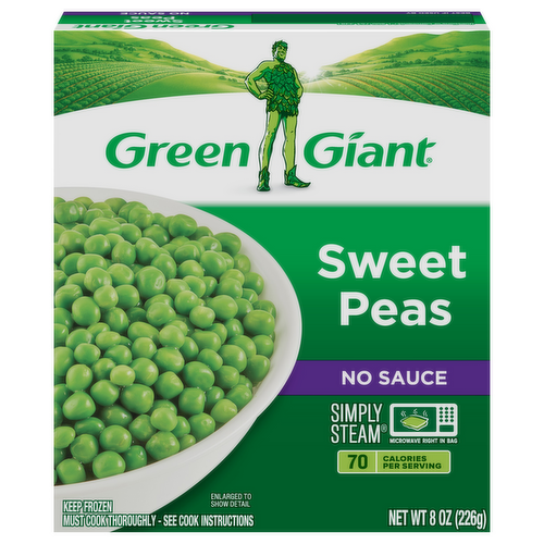 Green Giant Simply Steam Sweet Peas No Sauce