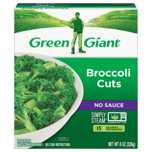 Green Giant Simply Steam Broccoli Cuts No Sauce