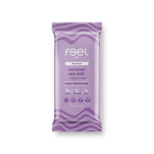 Feel Balance Caramel Sea Salt Plant Protein Bar