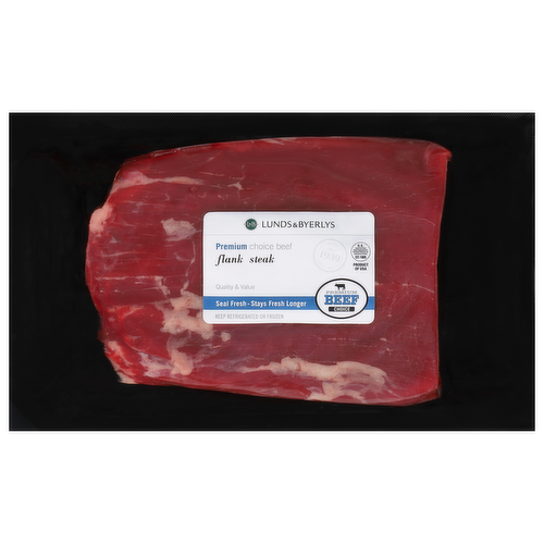 Premium Choice Beef Flank Steak Half