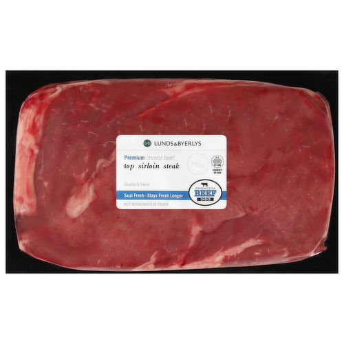 Premium Choice Beef Boneless Top Sirloin Steak