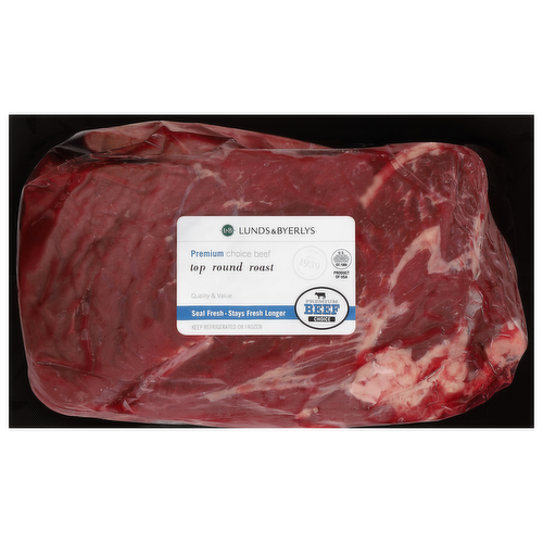 Premium Choice Beef Top Round Roast