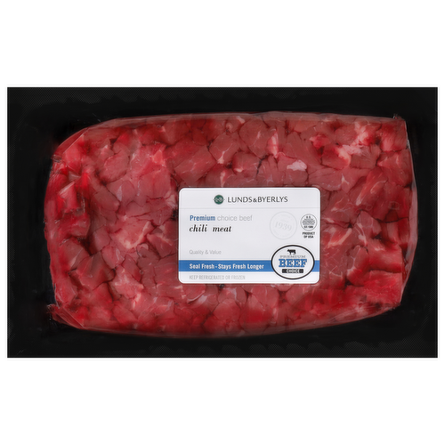 Premium Choice Beef Chili Meat