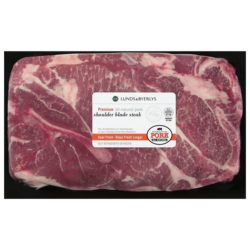 Premium All-Natural Pork Shoulder Blade Steak