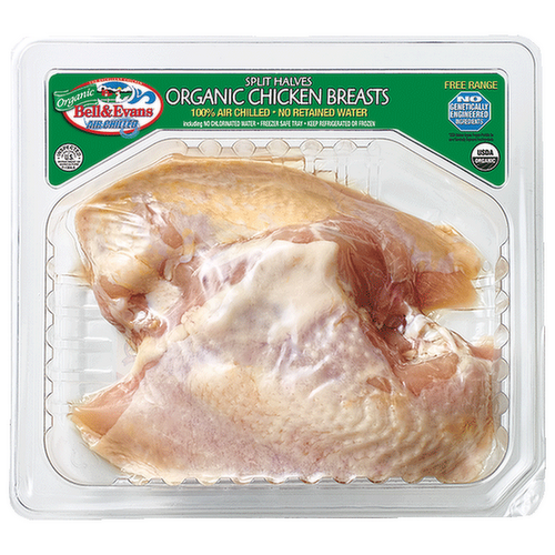 Bell & Evans Organic Split Chicken Breast Halves