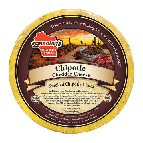 Henning's Chipotle Cheddar Cheese