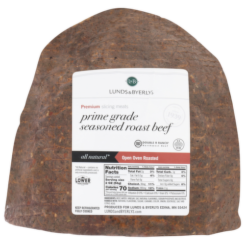 L&B Prime Grade Seasoned Roast Beef