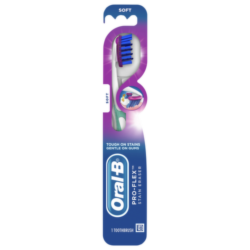 Oral-B 3D White Pro-Flex Stain Eraser Soft Toothbrush