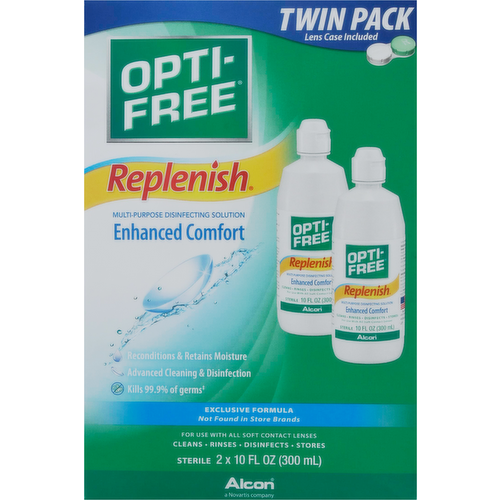 Alcon Opti-Free Replenish Disinfecting Contact Lens Solution