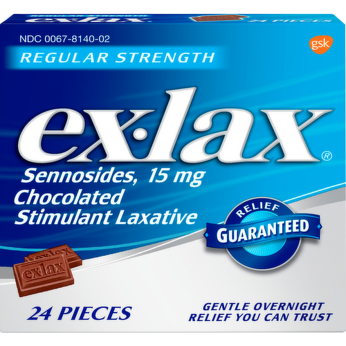 Ex-Lax Regular Strength Chocolate Laxative