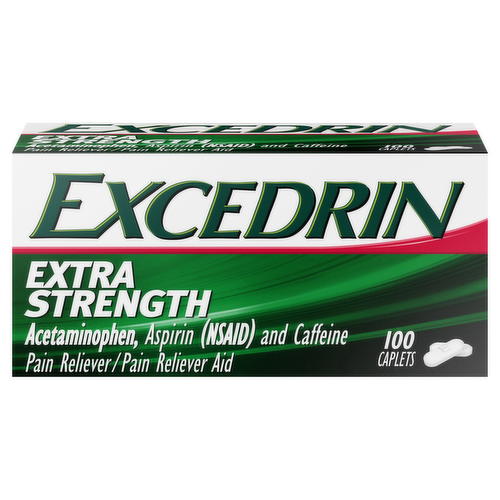 Excedrin Extra Strength Caplets for Headache Relief