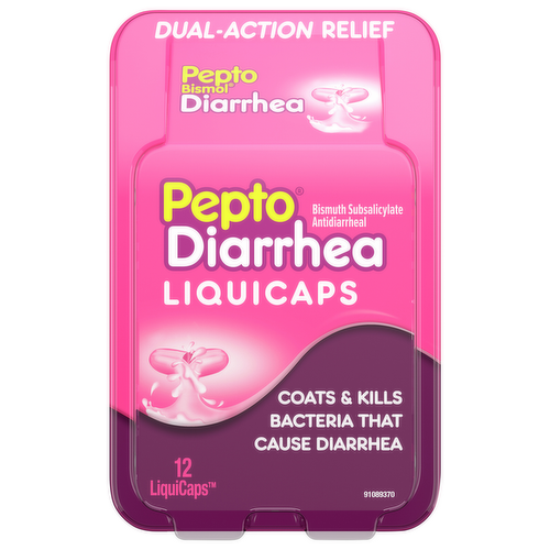 Pepto Bismol Diarrhea Liquicaps for Diarrhea Relief