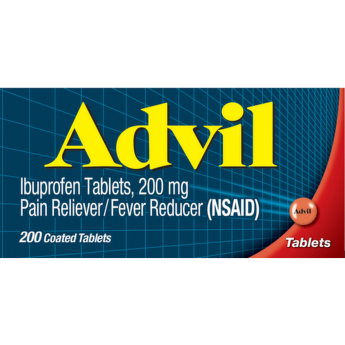 Advil Ibuprofen 200mg Tablets