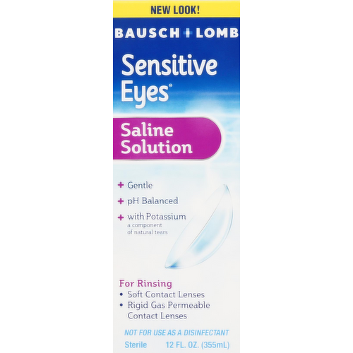 Bausch + Lomb Sensitive Eyes Plus Saline Solution