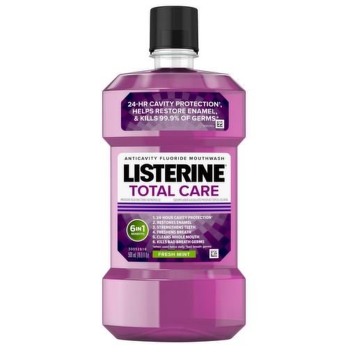 Listerine Total Care Fresh Mint Anticavity Mouthwash