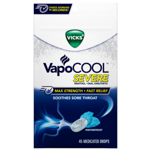 Vicks VapoCool Severe Winterfrost Medicated Drops