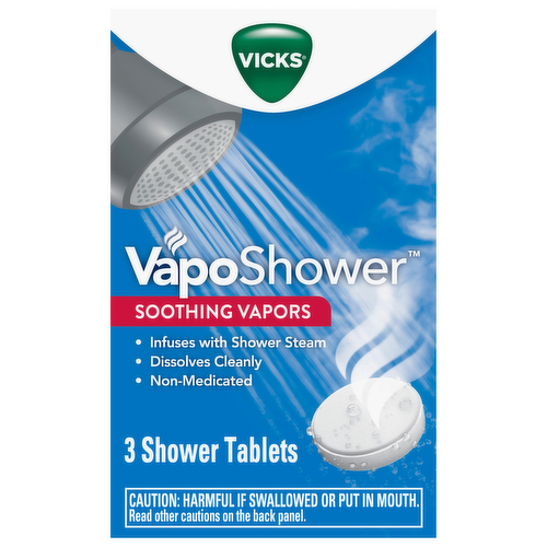 Vicks VapoShower Soothing Vapors Shower Tablets