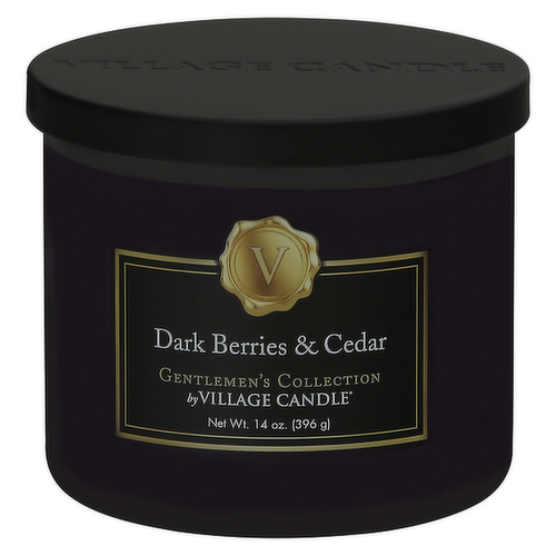 Gentlemen's Collection by Village Candle Dark Berries & Cedar Candle