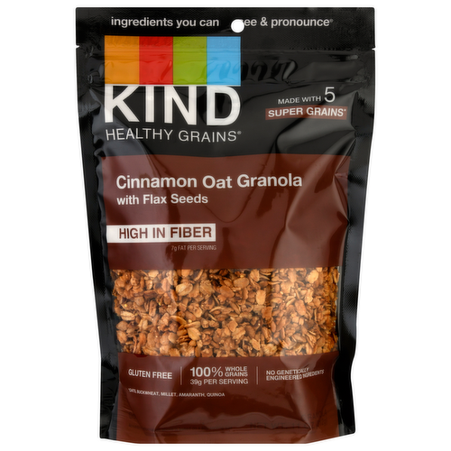 Kind Healthy Grains Cinnamon Oat Clusters with Flax Seeds