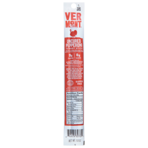 Vermont Smoke and Cure Turkey Pepper Stick