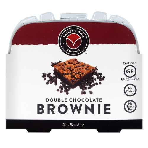 Valley's Own Bakehouse Gluten-Free Double Chocolate Brownie